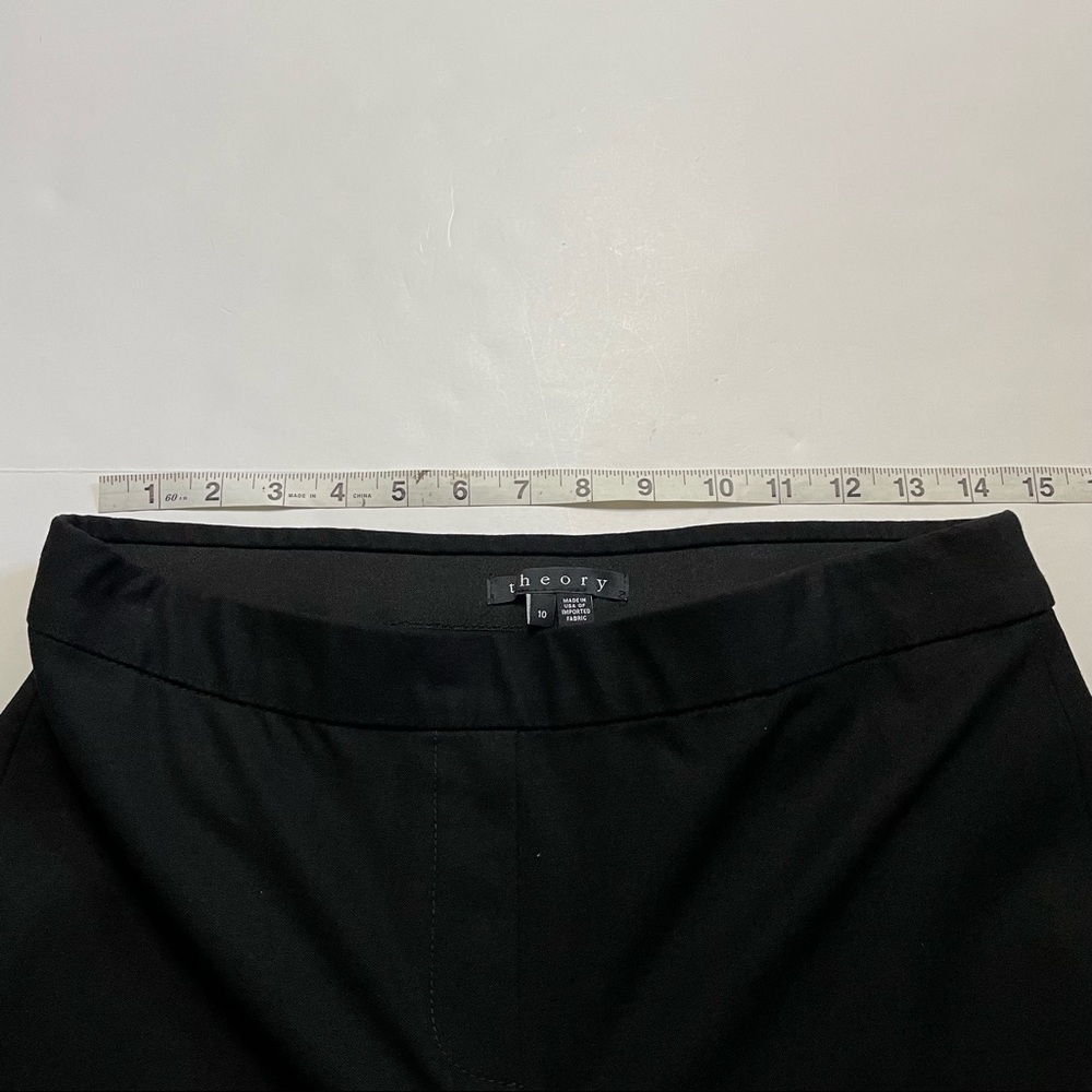 Theory Designer Flare Trouser Pants Business Casual Stretchy Dress Pants Size 10 - Picture 6 of 7